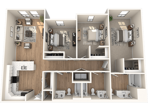C3.2 Floor Plan at Solace at Ballpark Village, Arizona, 85338